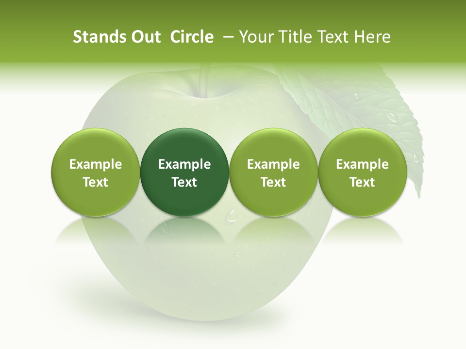 Nutrition Wet Drops PowerPoint Template