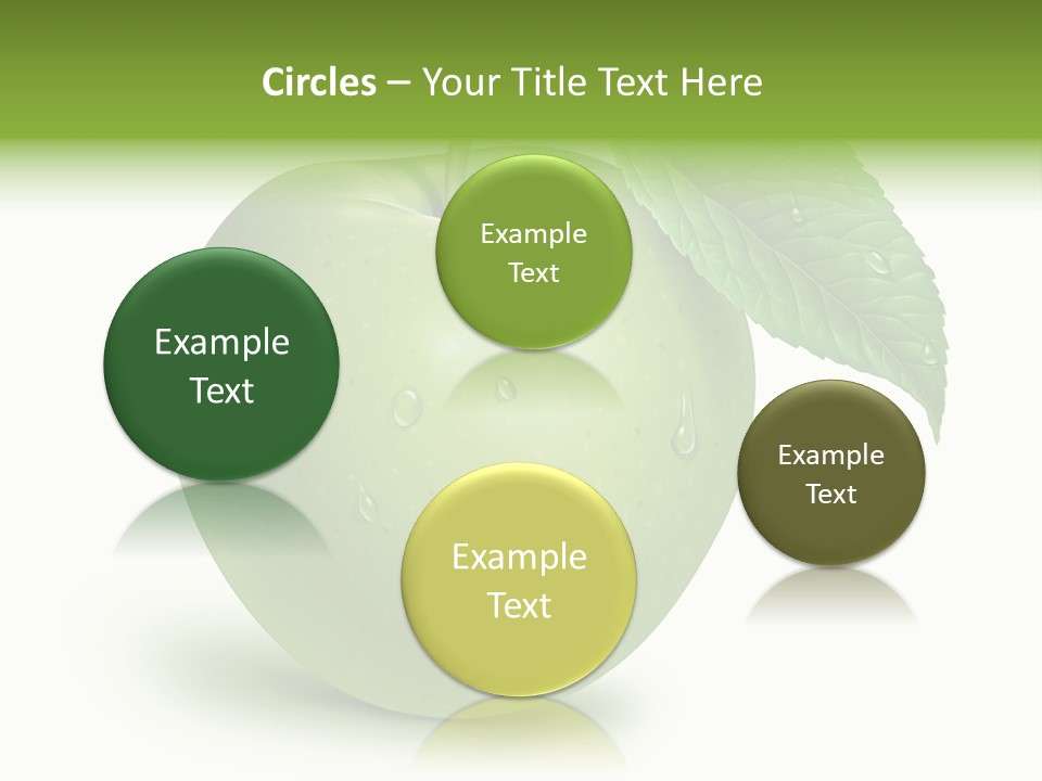 Nutrition Wet Drops PowerPoint Template