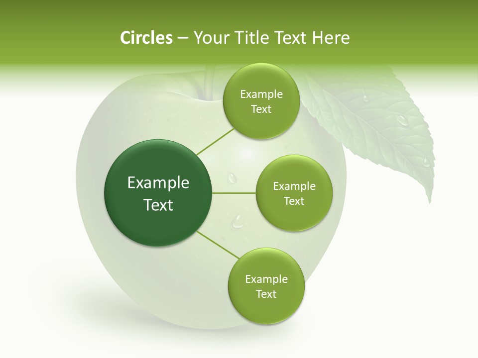 Nutrition Wet Drops PowerPoint Template