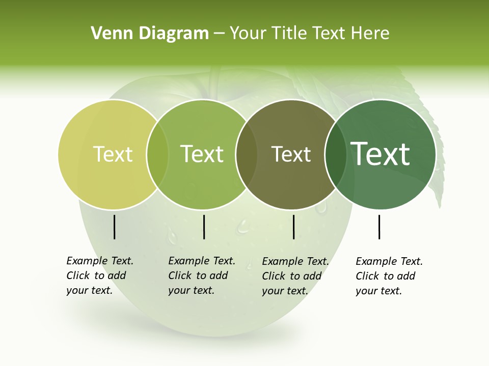 Nutrition Wet Drops PowerPoint Template