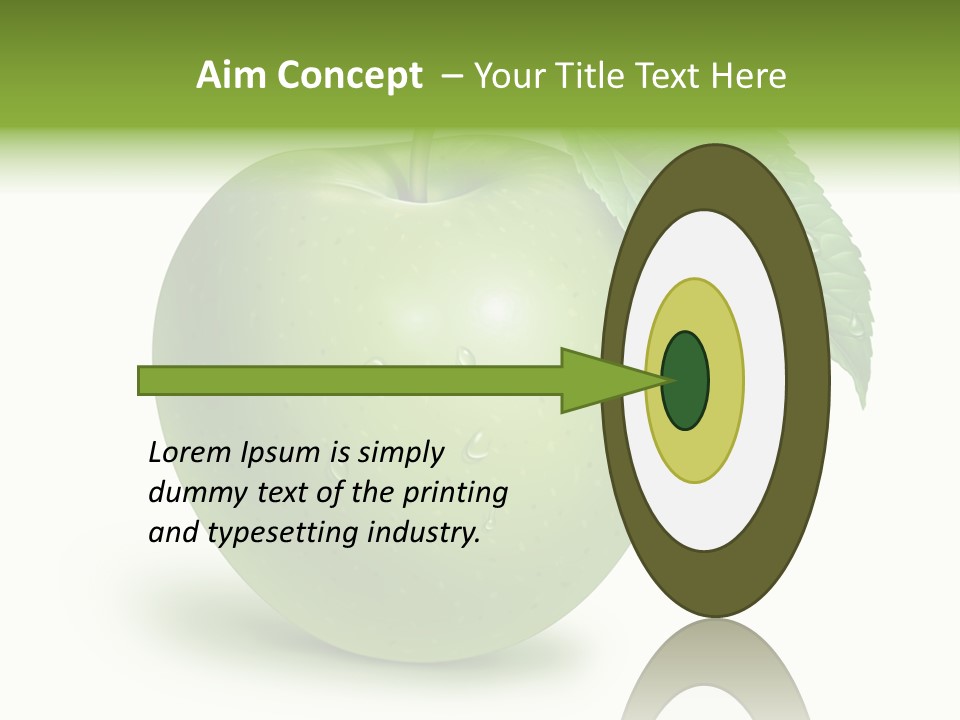 Nutrition Wet Drops PowerPoint Template