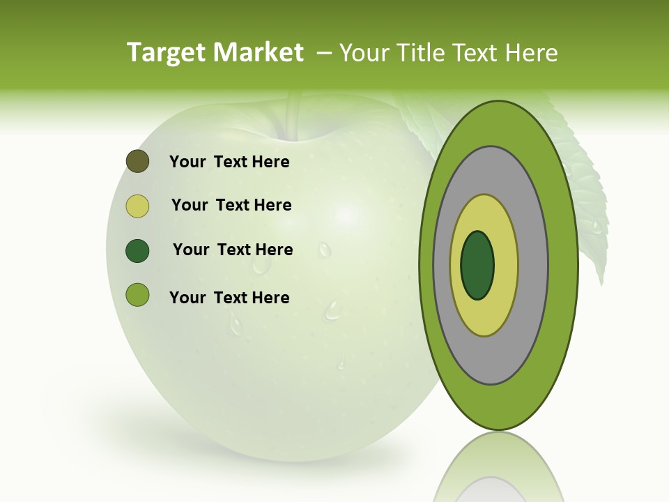 Nutrition Wet Drops PowerPoint Template