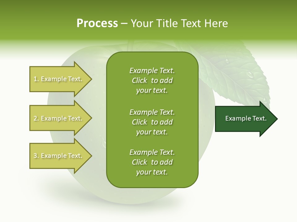 Nutrition Wet Drops PowerPoint Template