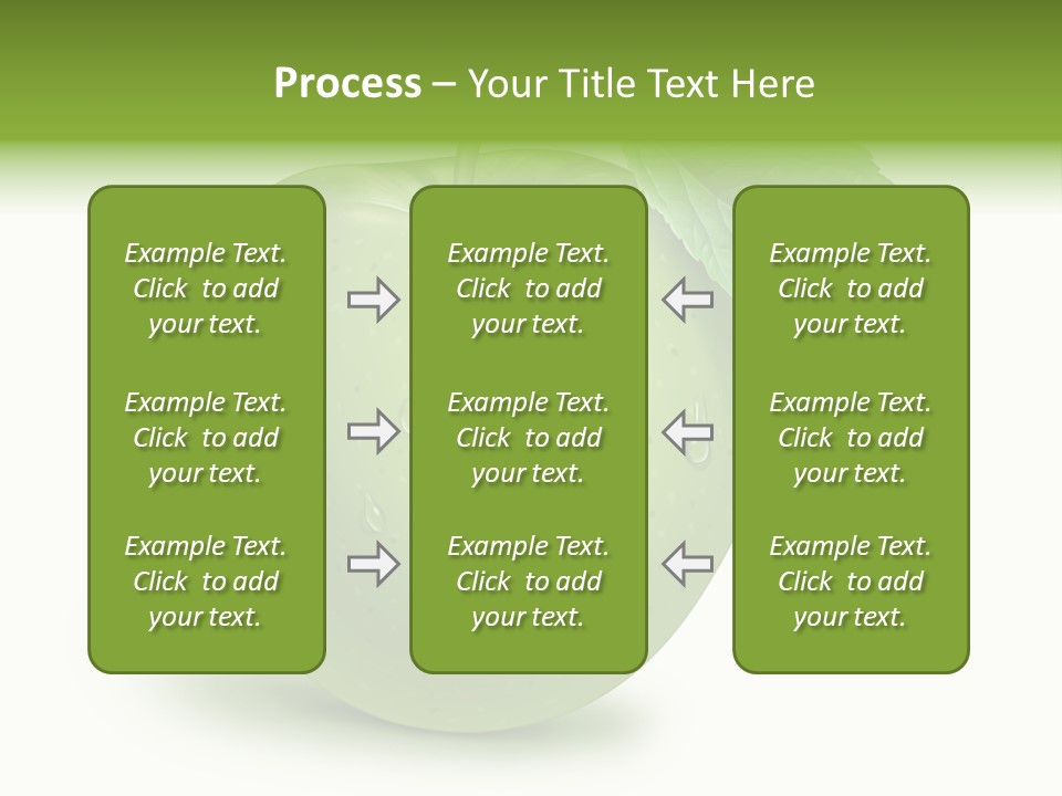 Nutrition Wet Drops PowerPoint Template