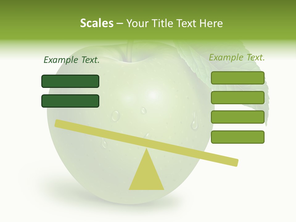 Nutrition Wet Drops PowerPoint Template