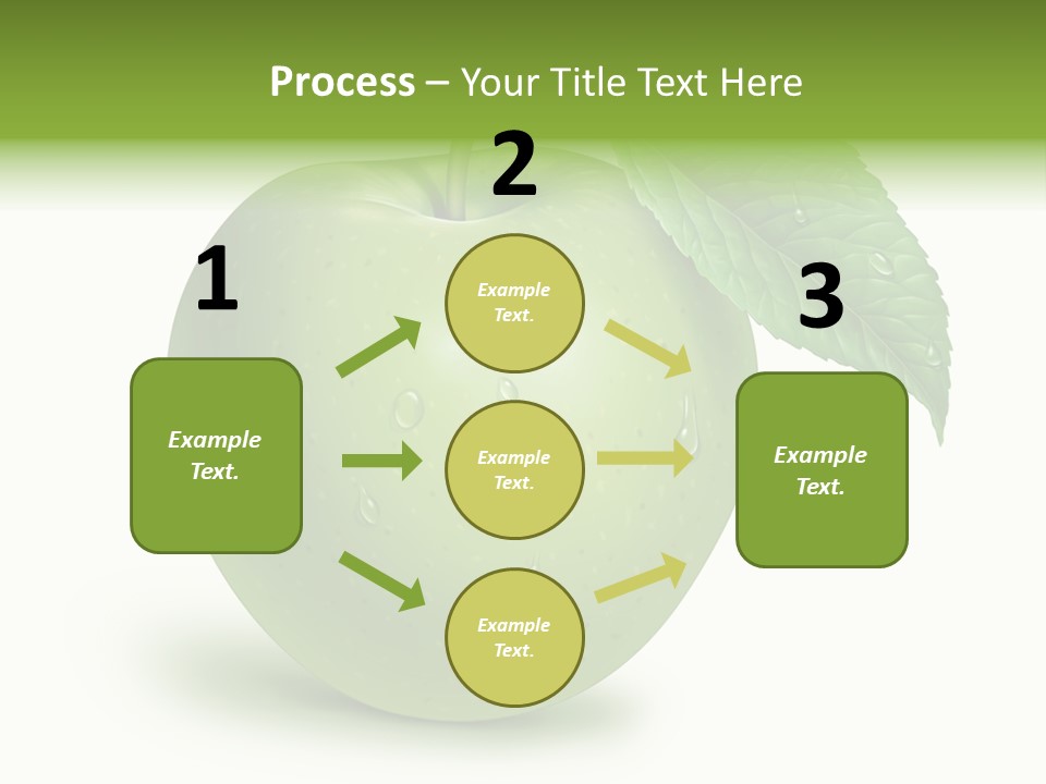 Nutrition Wet Drops PowerPoint Template