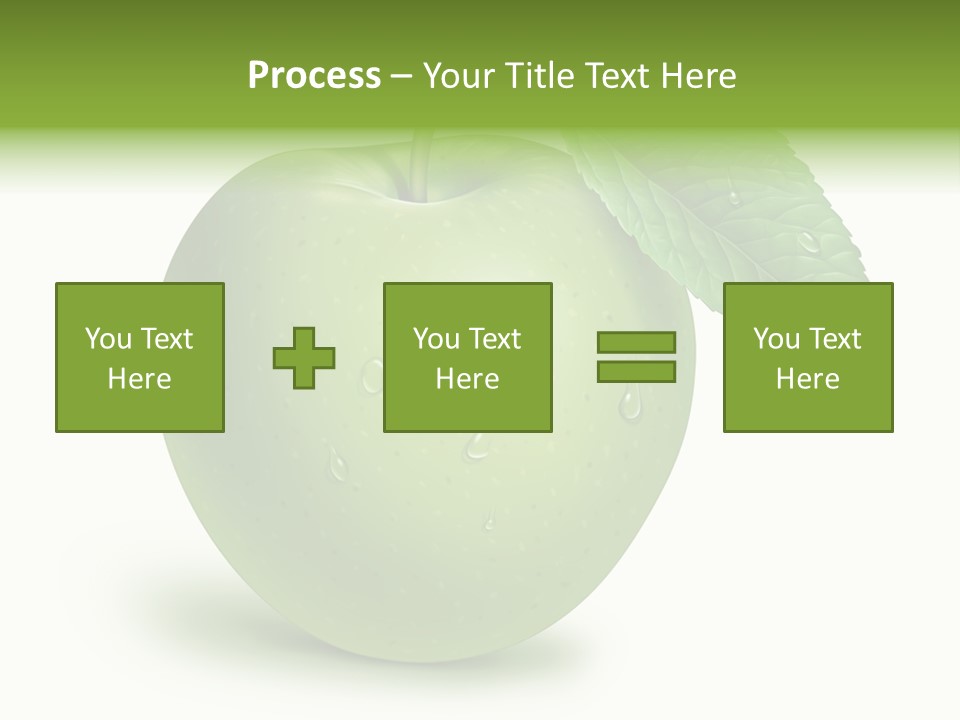 Nutrition Wet Drops PowerPoint Template