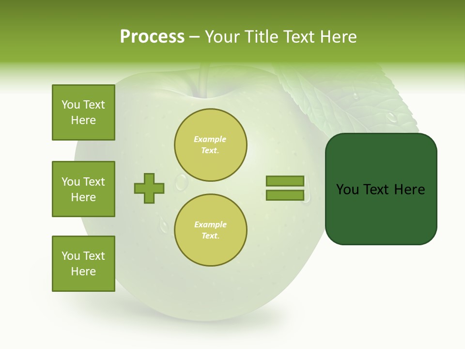 Nutrition Wet Drops PowerPoint Template