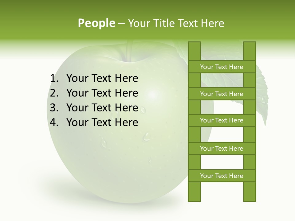 Nutrition Wet Drops PowerPoint Template