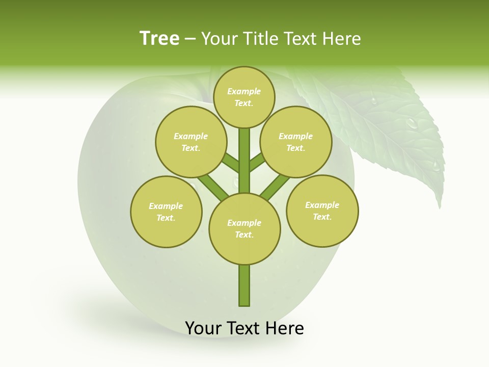 Nutrition Wet Drops PowerPoint Template