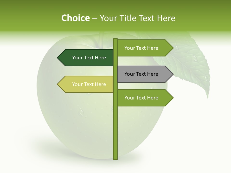 Nutrition Wet Drops PowerPoint Template