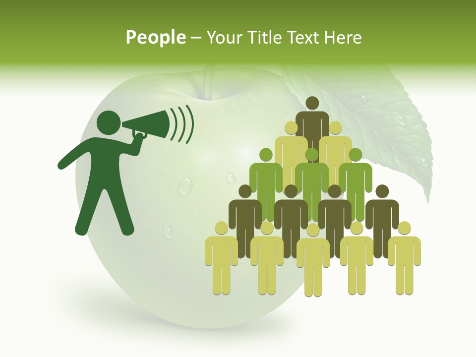 Nutrition Wet Drops PowerPoint Template