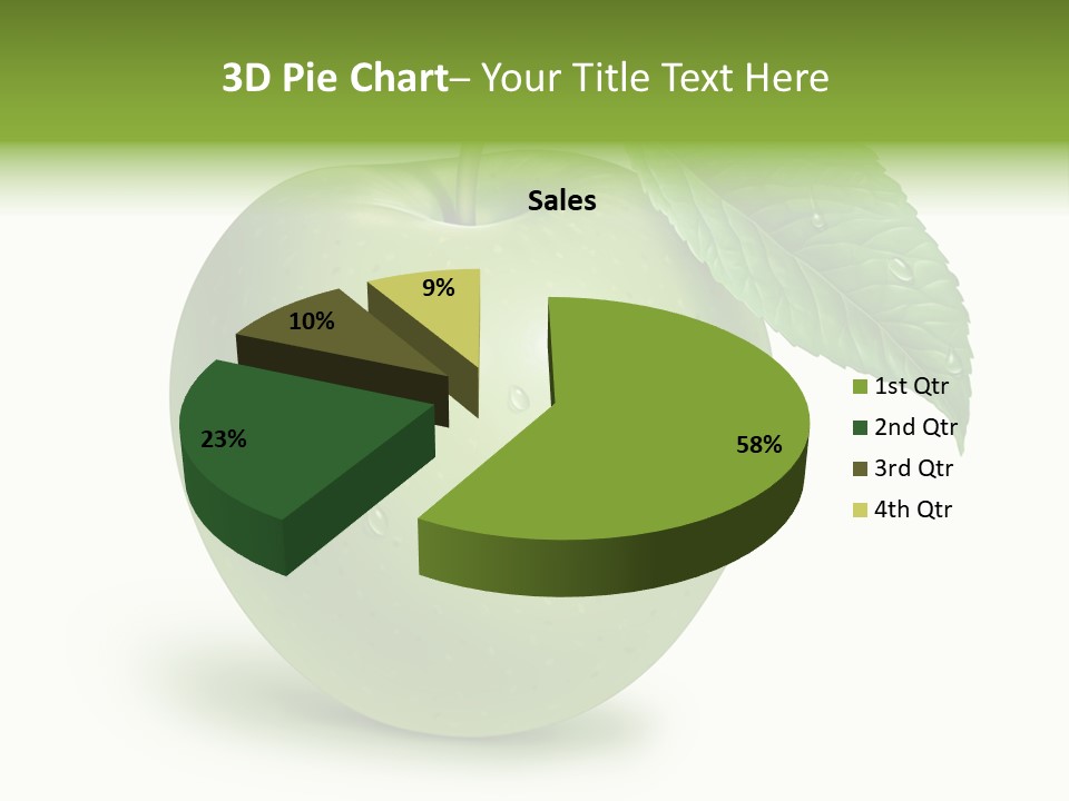 Nutrition Wet Drops PowerPoint Template