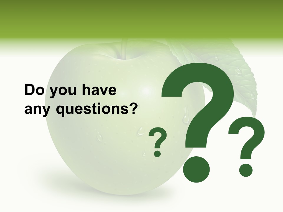 Nutrition Wet Drops PowerPoint Template