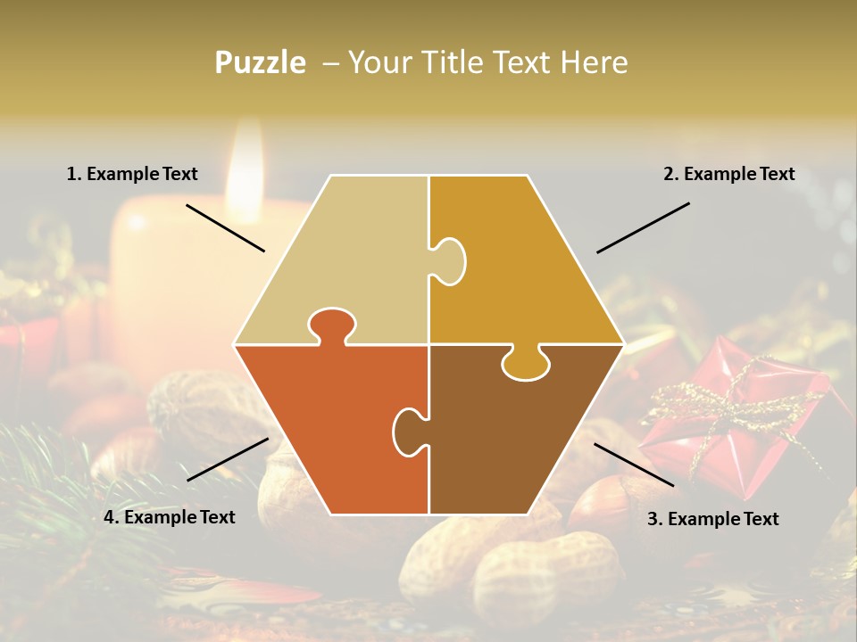 Surprise Romantic Bow PowerPoint Template