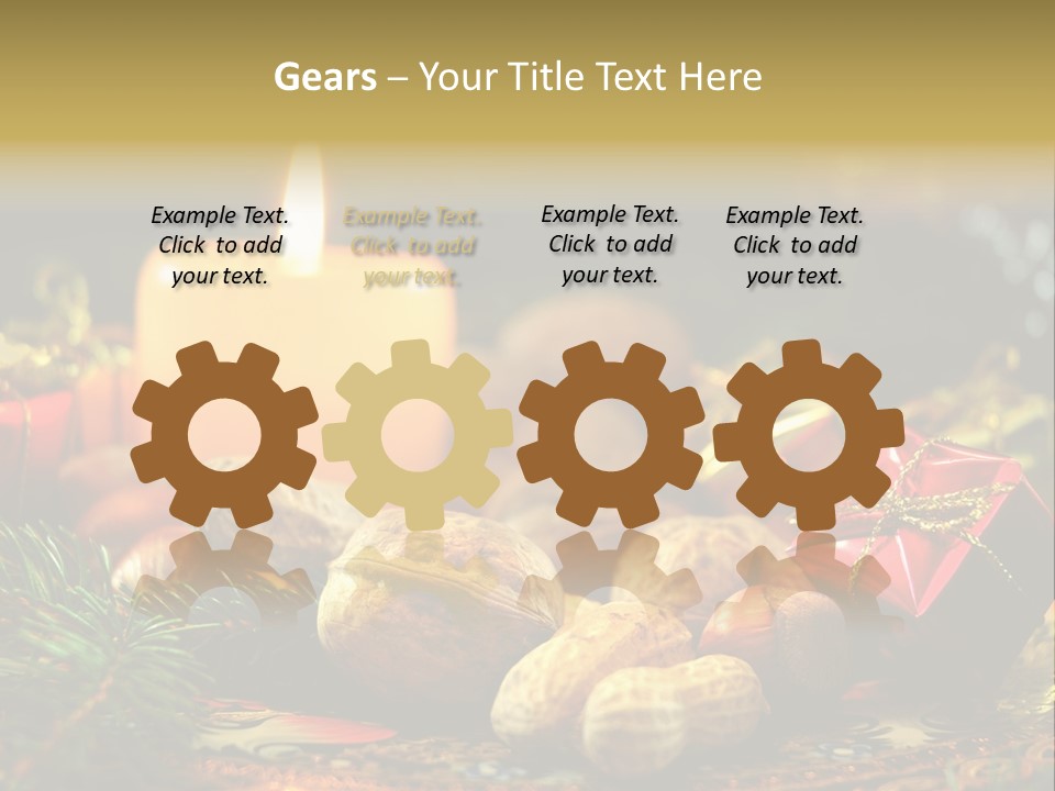 Surprise Romantic Bow PowerPoint Template