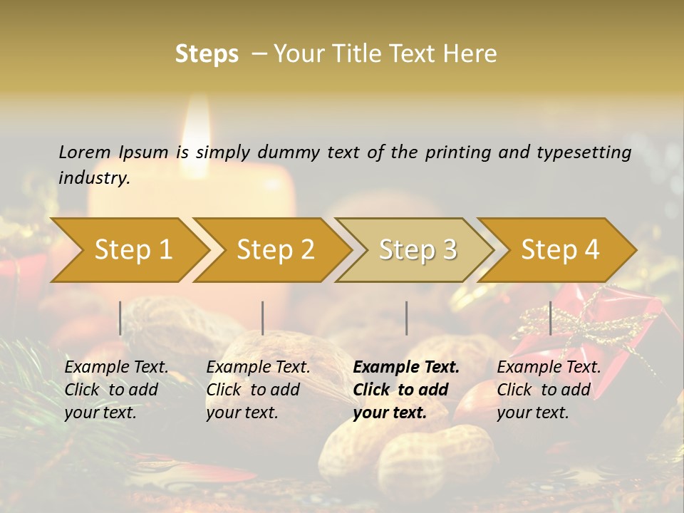 Surprise Romantic Bow PowerPoint Template