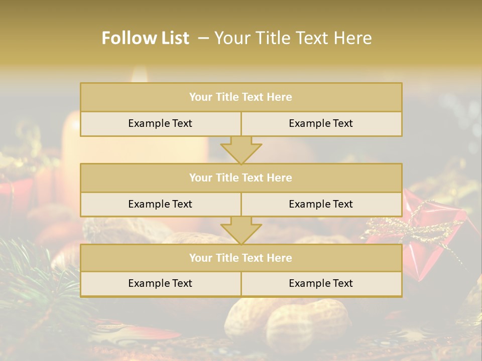 Surprise Romantic Bow PowerPoint Template