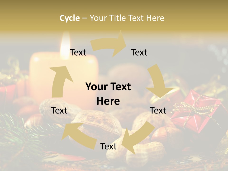 Surprise Romantic Bow PowerPoint Template