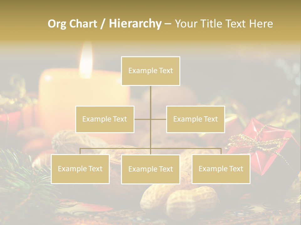 Surprise Romantic Bow PowerPoint Template