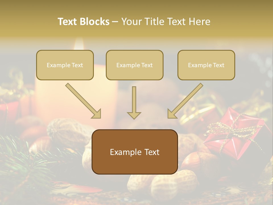 Surprise Romantic Bow PowerPoint Template