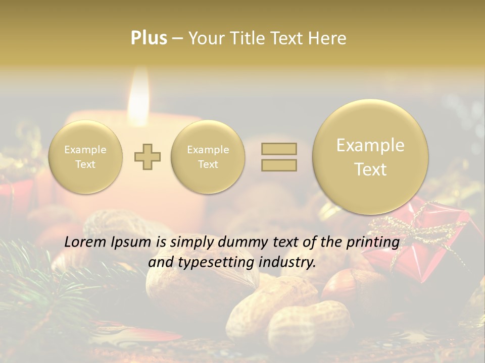 Surprise Romantic Bow PowerPoint Template