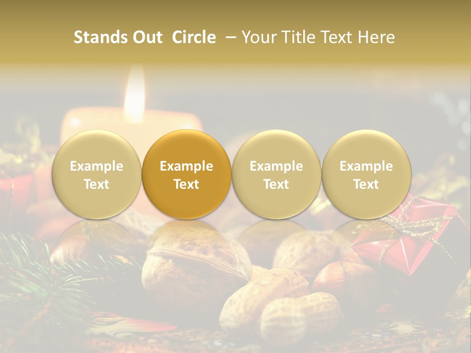 Surprise Romantic Bow PowerPoint Template