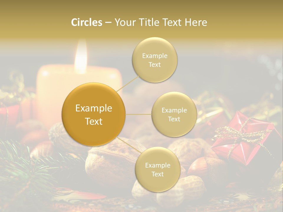 Surprise Romantic Bow PowerPoint Template