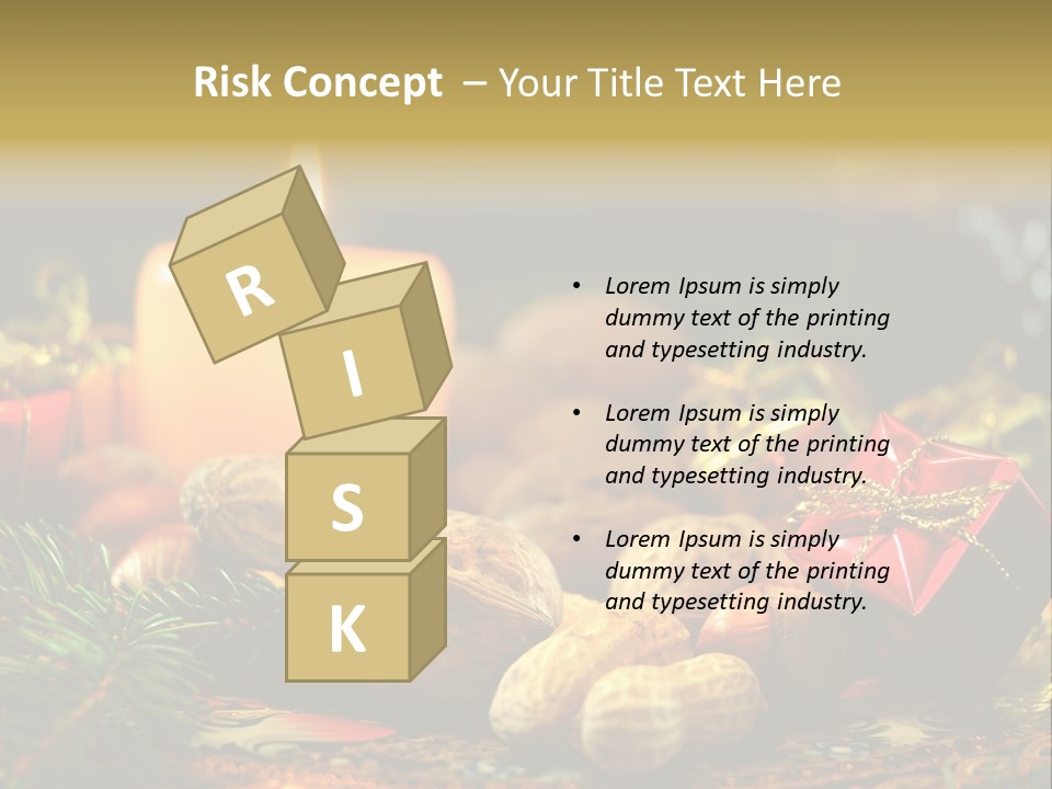 Surprise Romantic Bow PowerPoint Template