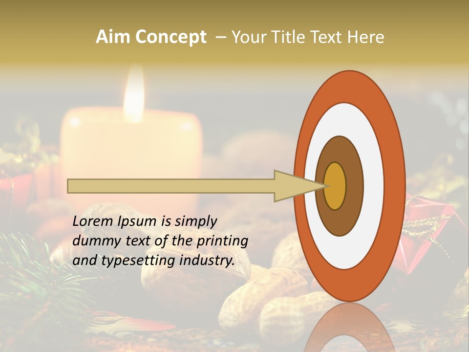 Surprise Romantic Bow PowerPoint Template