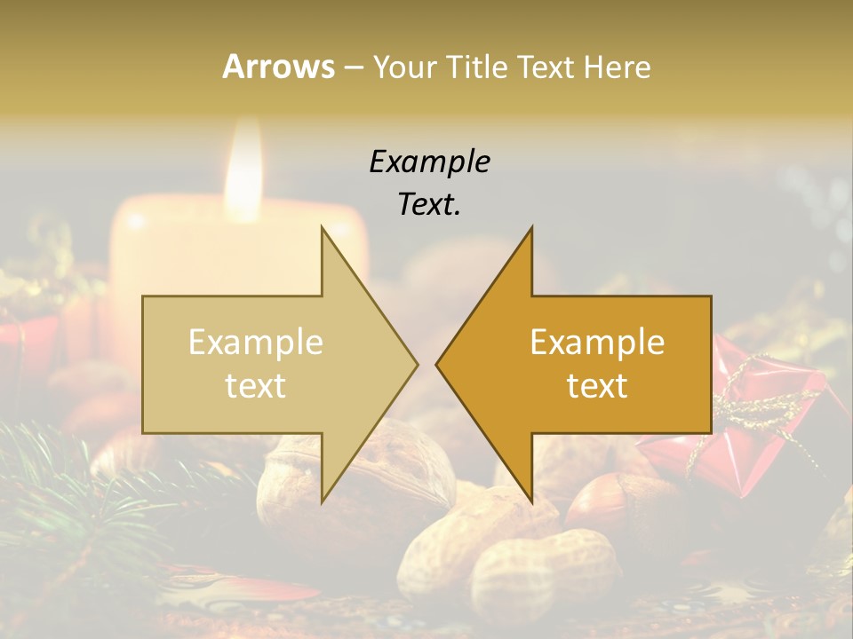 Surprise Romantic Bow PowerPoint Template