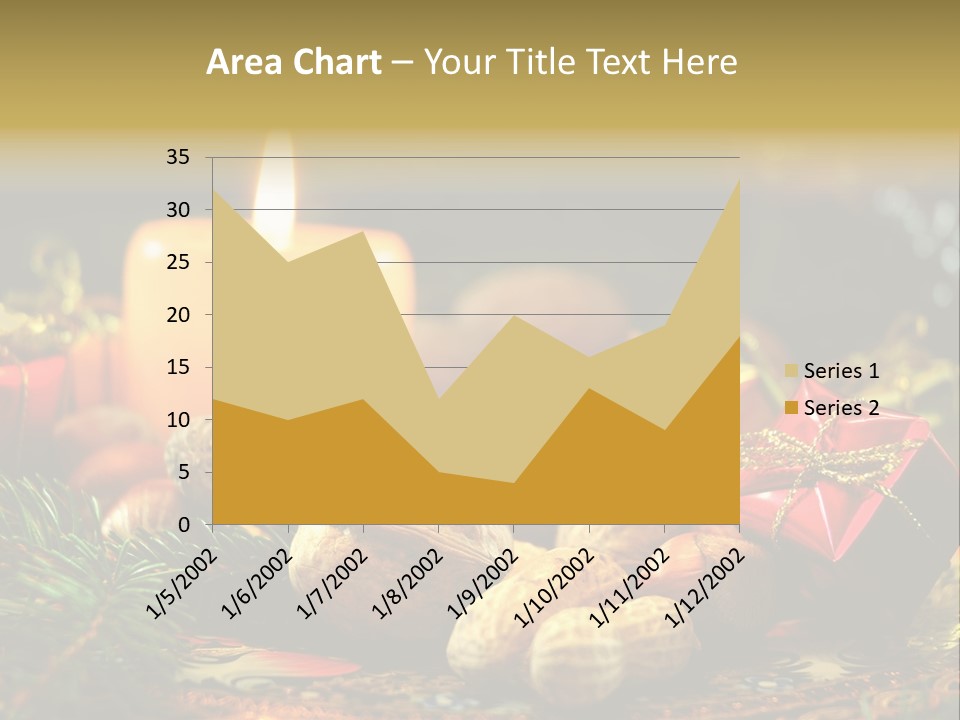 Surprise Romantic Bow PowerPoint Template
