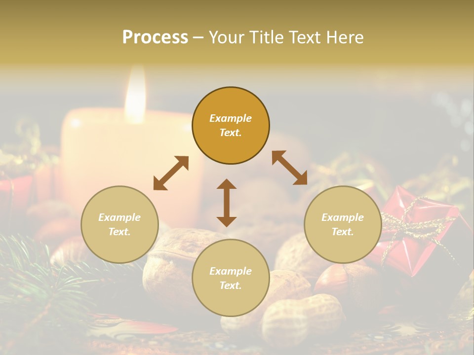 Surprise Romantic Bow PowerPoint Template