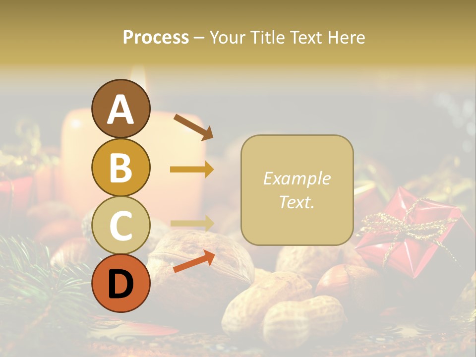 Surprise Romantic Bow PowerPoint Template