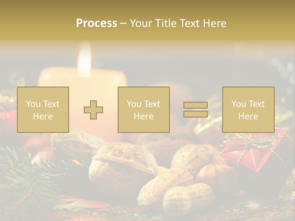 Surprise Romantic Bow PowerPoint Template