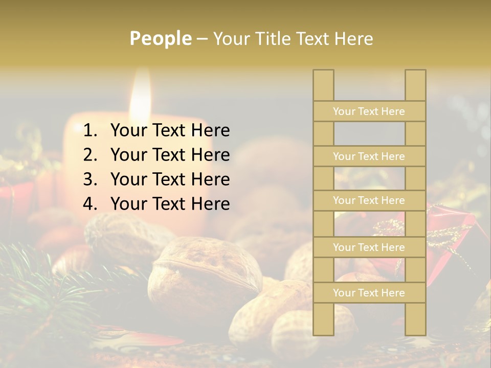 Surprise Romantic Bow PowerPoint Template