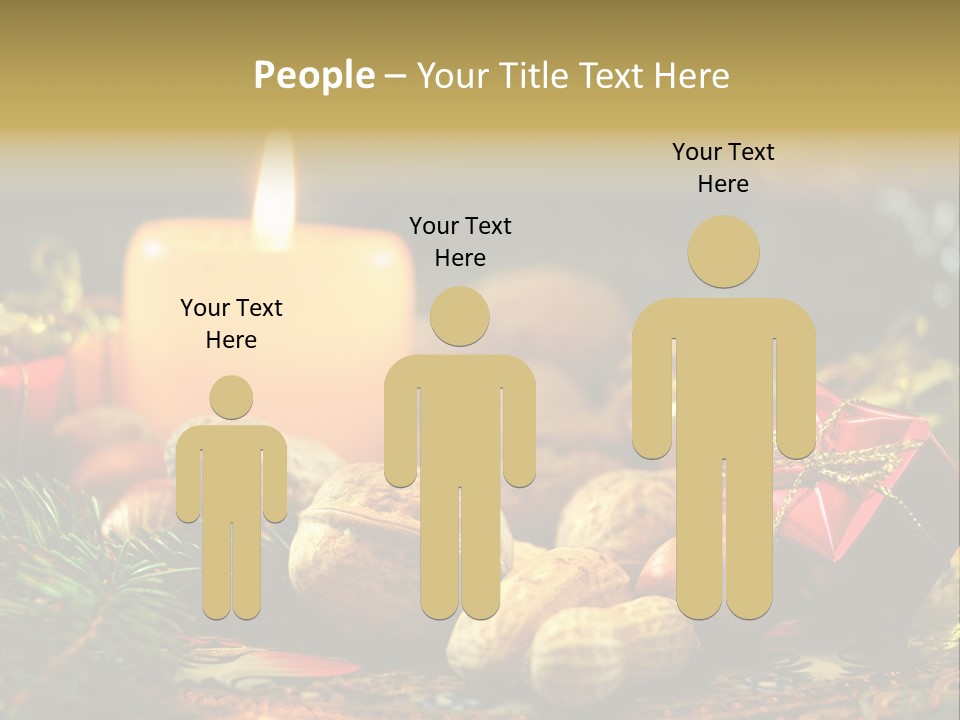 Surprise Romantic Bow PowerPoint Template