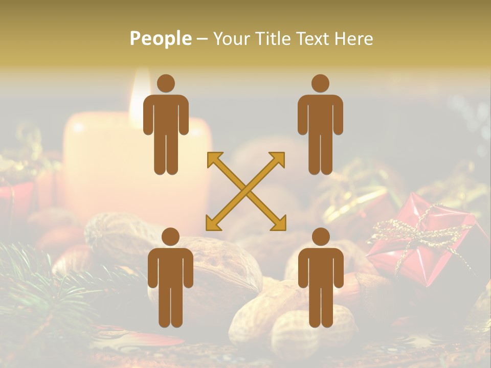 Surprise Romantic Bow PowerPoint Template