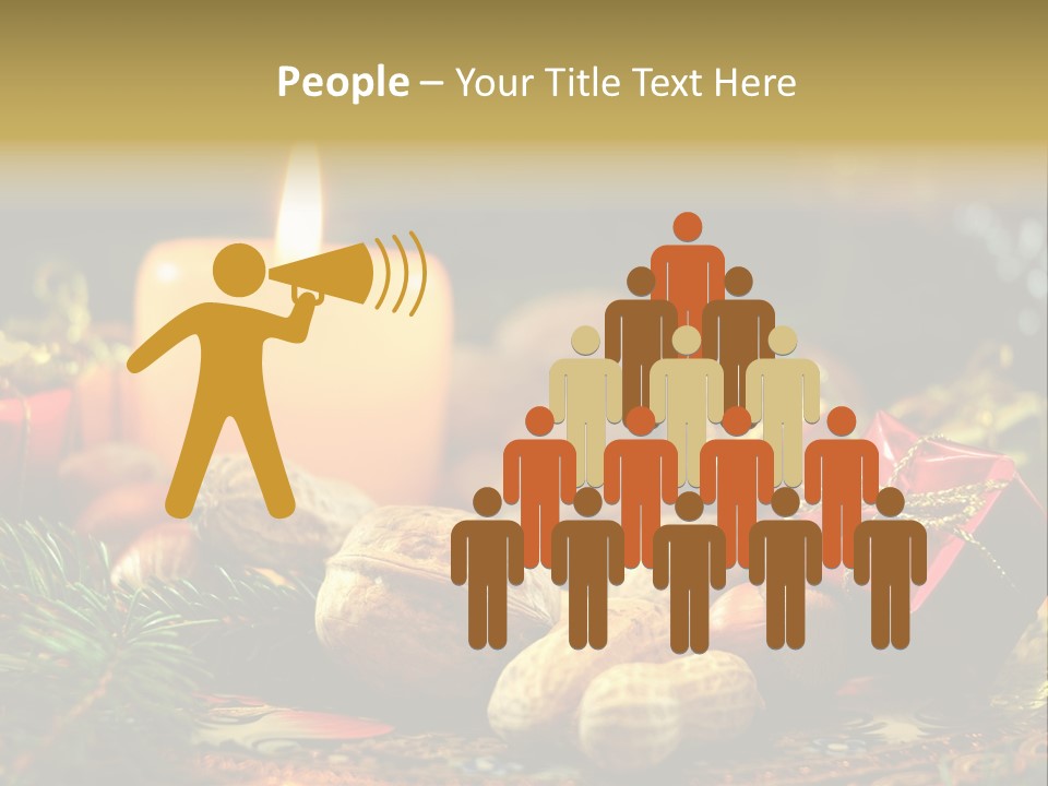 Surprise Romantic Bow PowerPoint Template