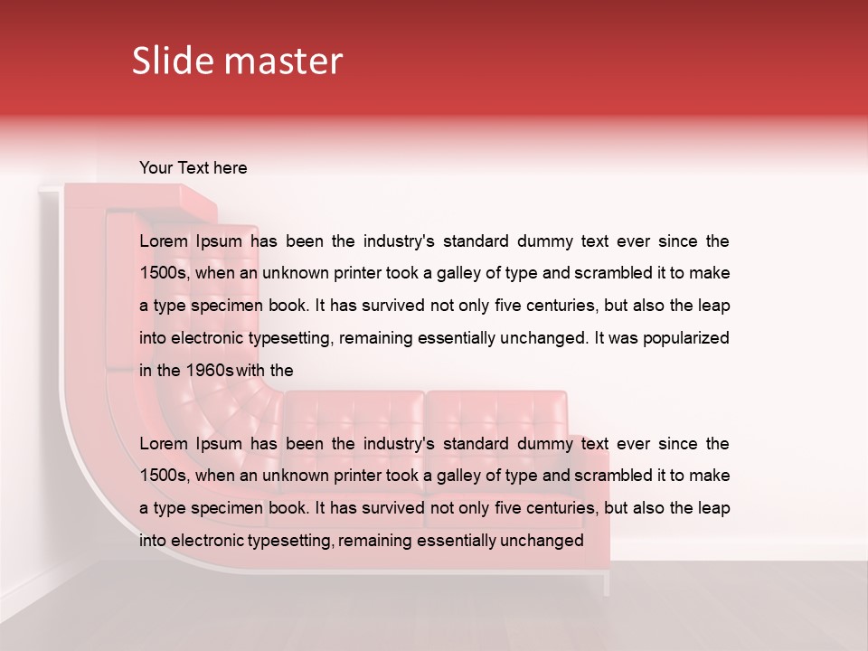 Simplicity Rest White PowerPoint Template