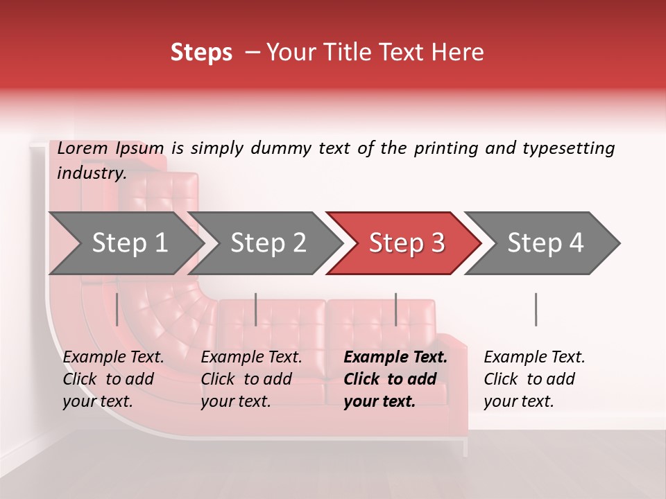 Simplicity Rest White PowerPoint Template