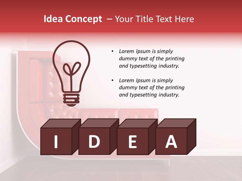 Simplicity Rest White PowerPoint Template