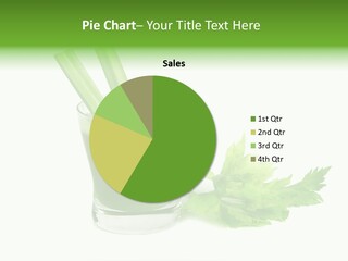 Nutrition Celery Background PowerPoint Template