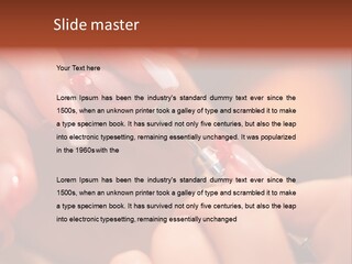 Therapy Beauty French PowerPoint Template