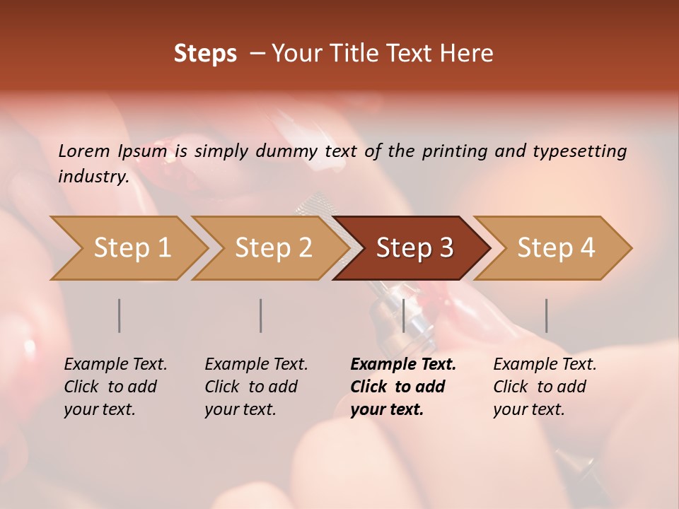 Therapy Beauty French PowerPoint Template