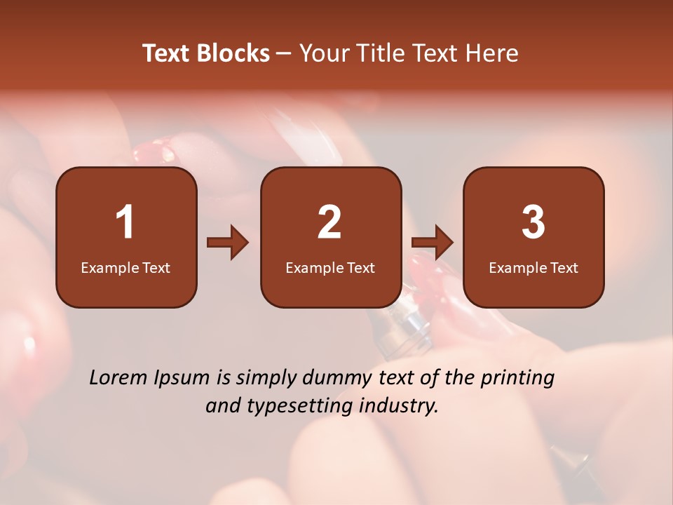 Therapy Beauty French PowerPoint Template