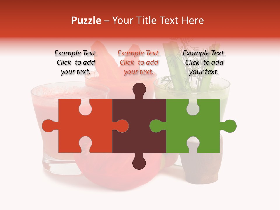 Isolated Health Detox PowerPoint Template