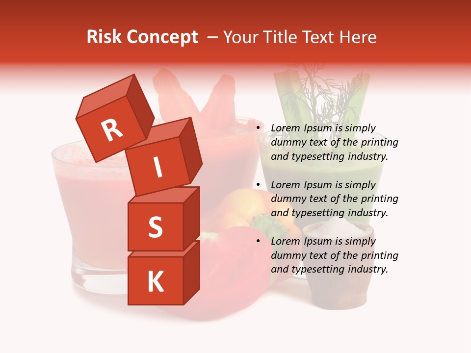 Isolated Health Detox PowerPoint Template