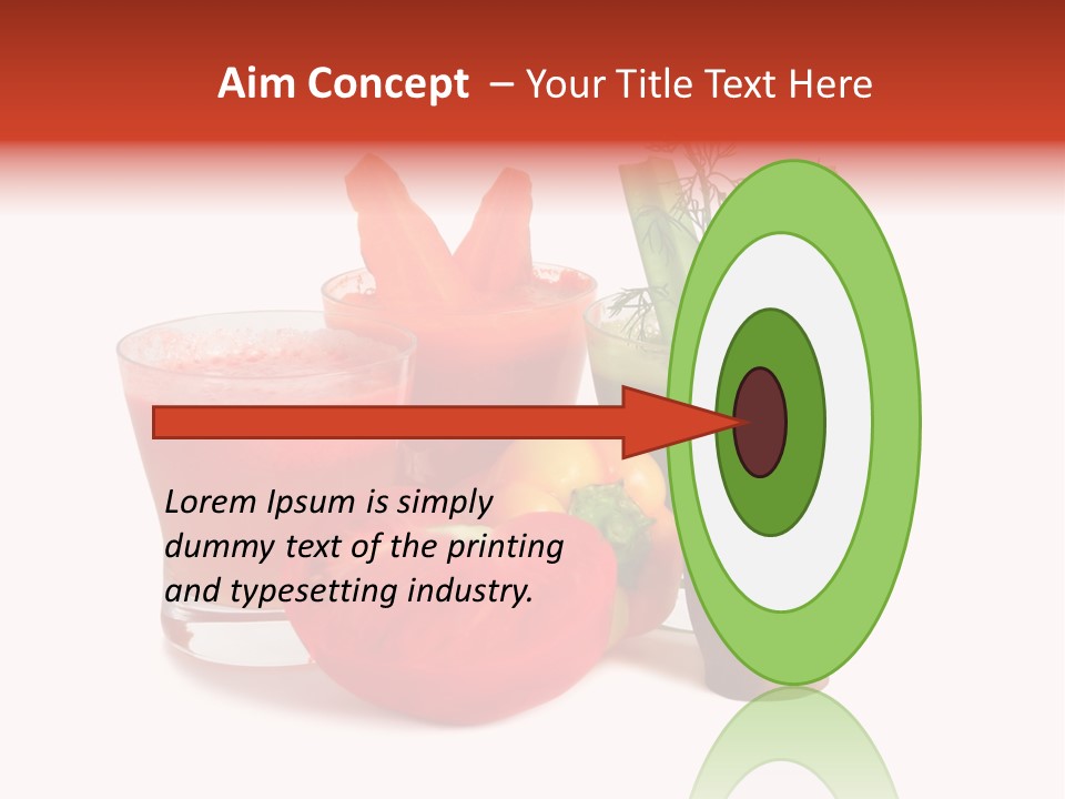 Isolated Health Detox PowerPoint Template