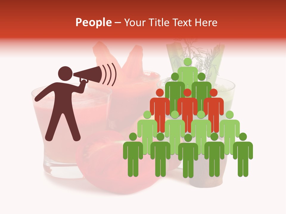 Isolated Health Detox PowerPoint Template